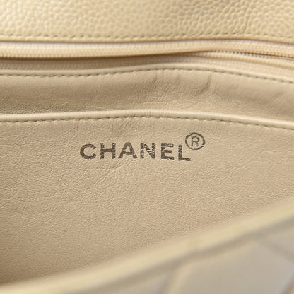 Chanel Caviar Quilted Small Single Flap Light Beige 6 of 21