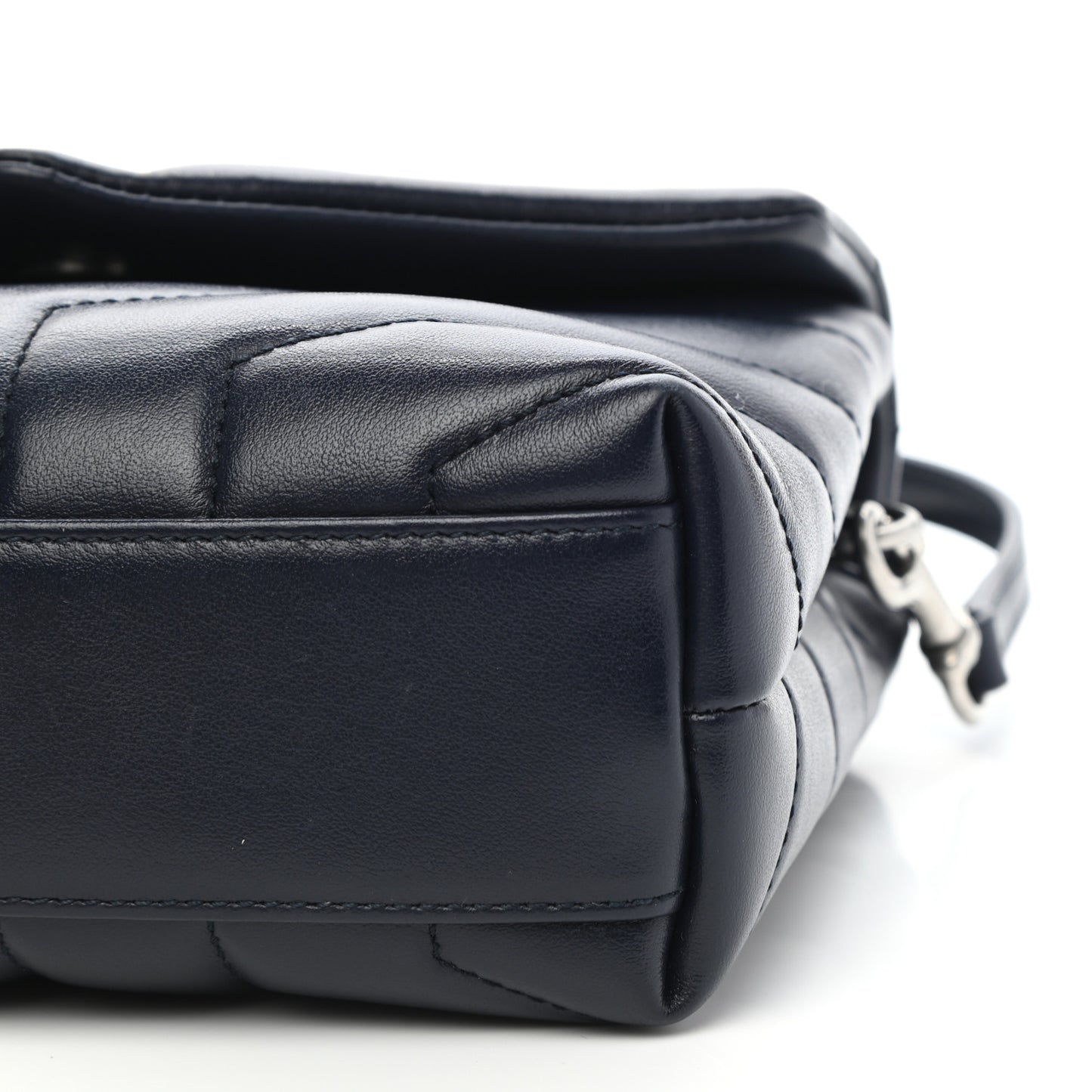 Calfskin Y Quilted Monogram Toy Loulou Crossbody Bag Deep Marine