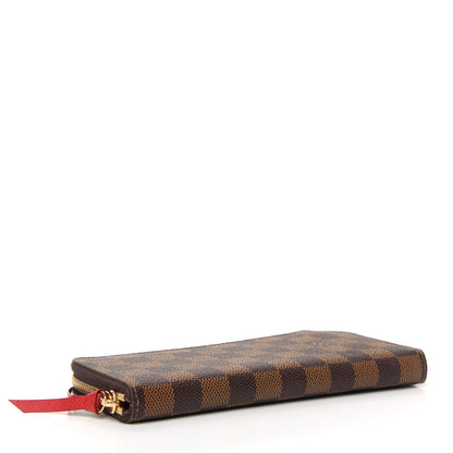 Louis Vuitton Damier Ebene Clemence Wallet Cherry 4 of 6