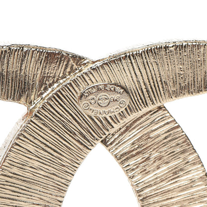 Chanel Baguette Crystal Dubai CC Brooch Gold 4 of 5