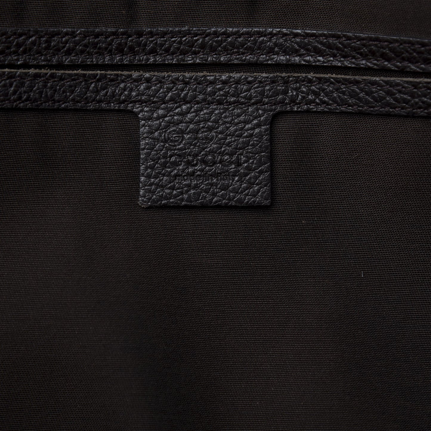 Denim Dollar Calfskin GG Monogram Medium Joy Tote Brown