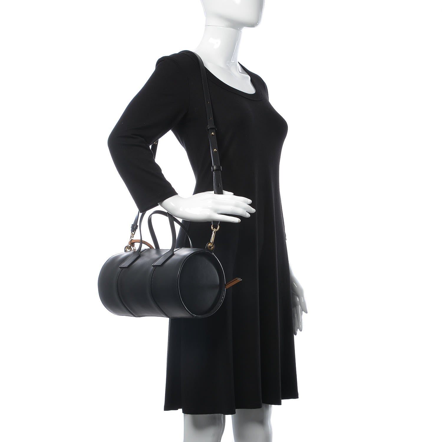 Loewe Calfskin Small Barrel Bag Black 2 of 6