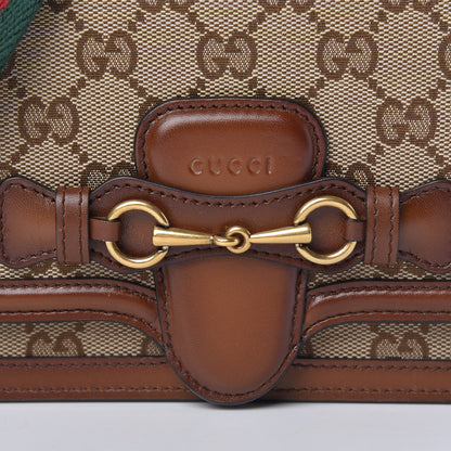Gucci Monogram Lady Web Convertible Wallet Beige Cuir 9 of 13