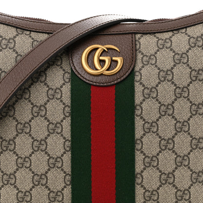 Gucci GG Supreme Monogram Web Small Ophidia Half Moon Hobo Brown 8 of 10