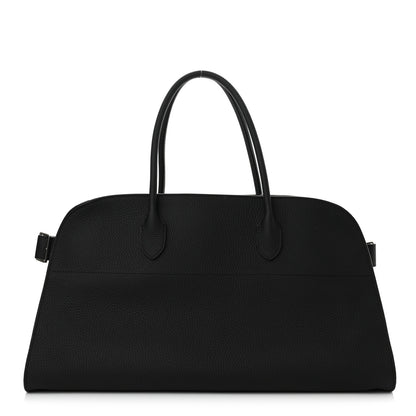 The Row Grained Calfskin EW Margaux Black 1 of 9