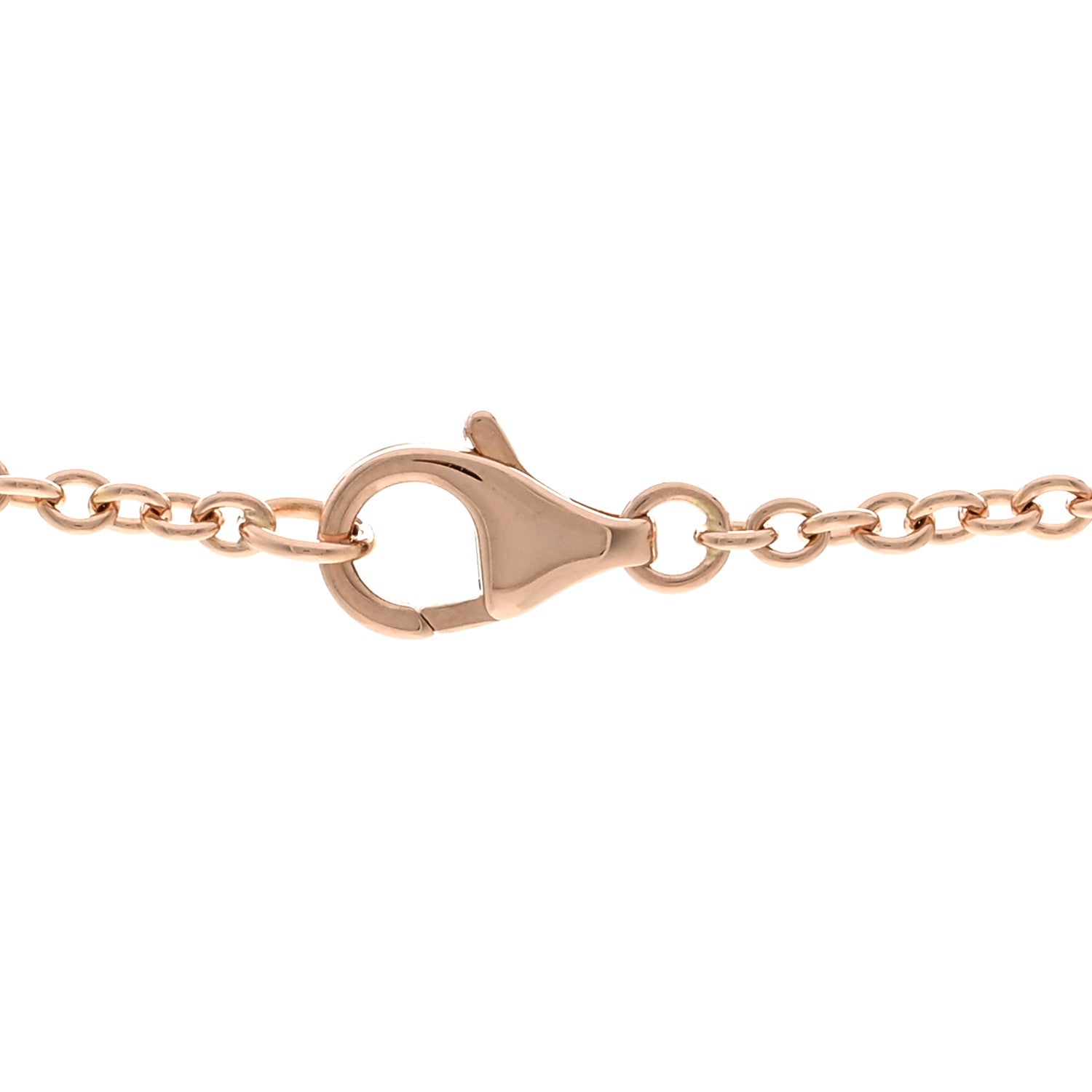 Cartier 18K Pink Gold Interlocking LOVE Necklace 4 of 6