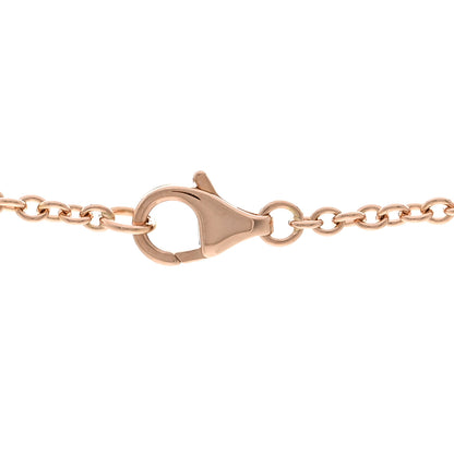 Cartier 18K Pink Gold Interlocking LOVE Necklace 4 of 6