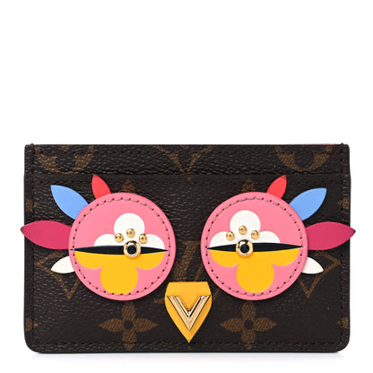 Louis Vuitton Monogram Lovely Birds Card Holder 1 of 7