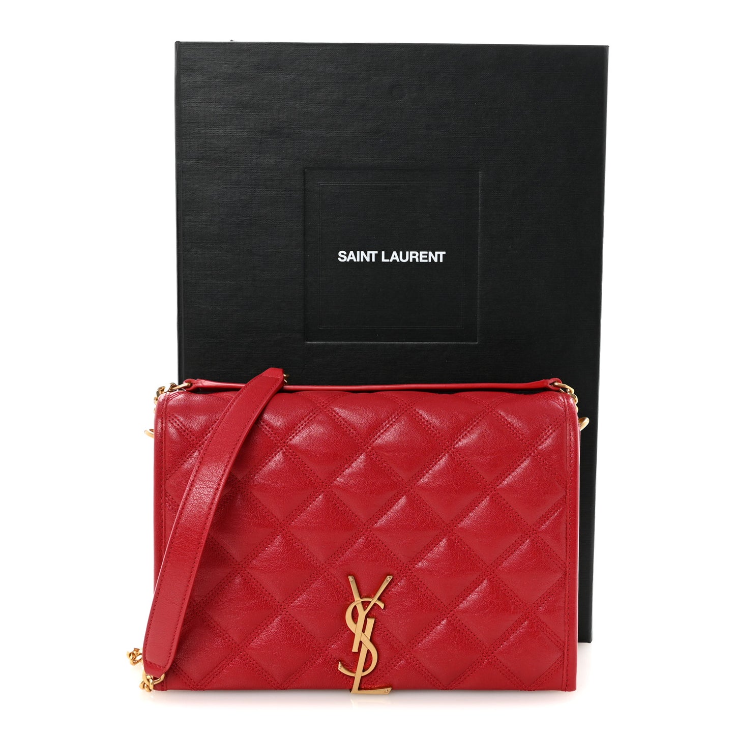 Lambskin Quilted Mini Becky Chain Bag Rouge Eros
