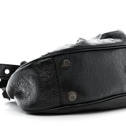 Balenciaga Agneau Arena Monochrome Small Le Cagole Shoulder Bag Black 8 of 9