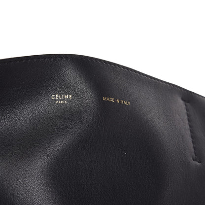 Celine Lambskin Horizontal Cabas Black 8 of 16