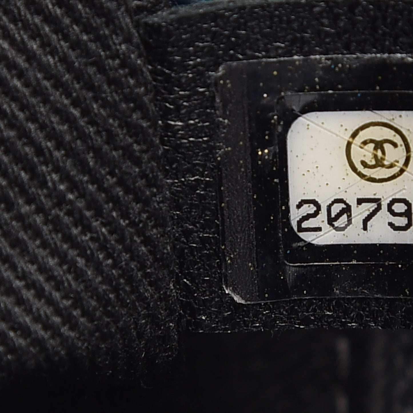 Patent Quilted Large Coco Shine Flap Black