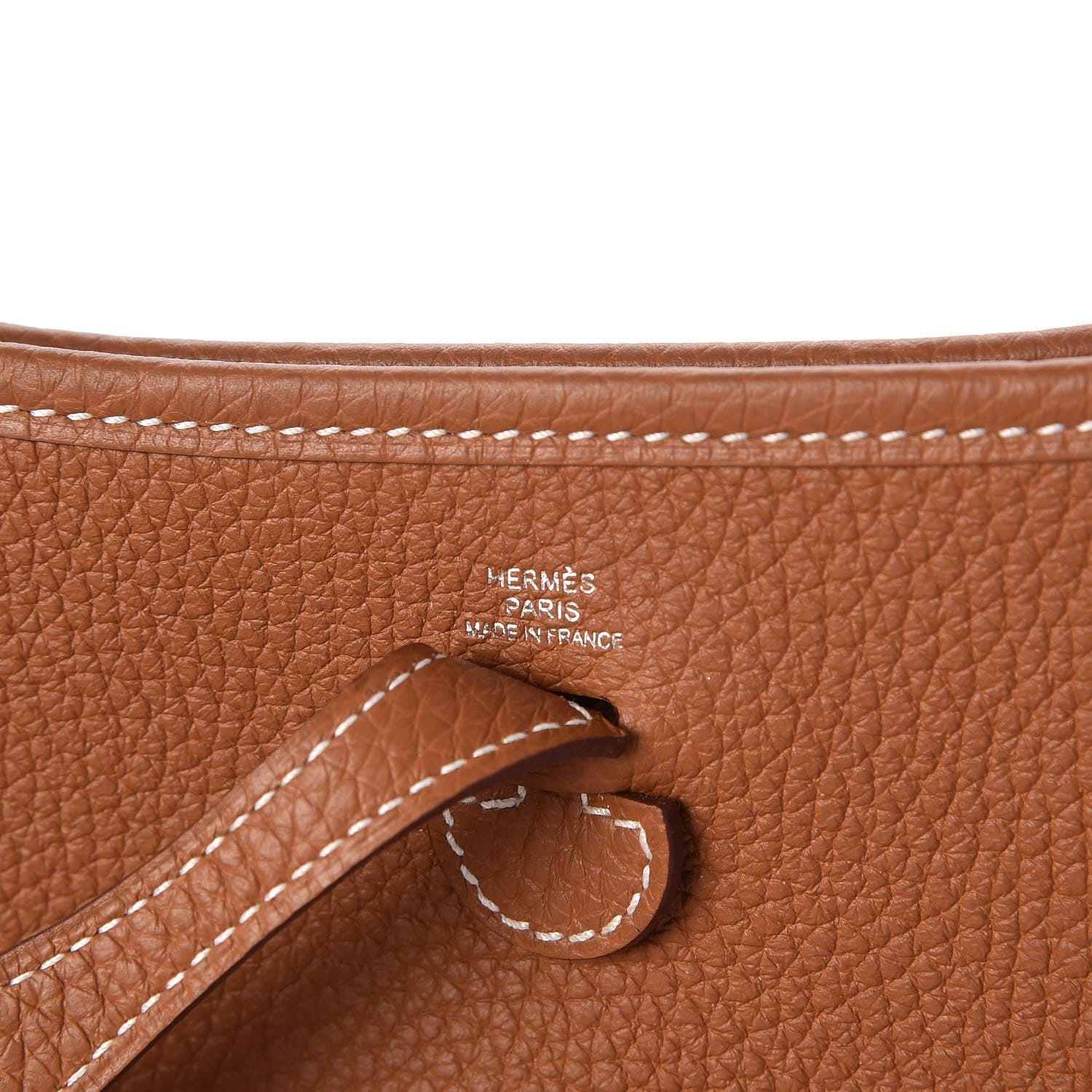 Hermes Taurillon Clemence Amazone Evelyne TPM Gold Cuivre 6 of 8