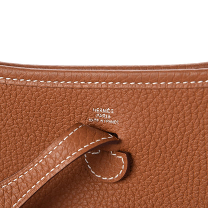 Hermes Taurillon Clemence Amazone Evelyne TPM Gold Cuivre 6 of 8