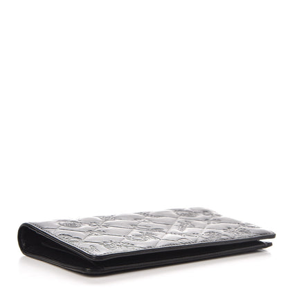 Chanel Calfskin Quilted Lucky Symbols Flap Wallet Black 4 of 9