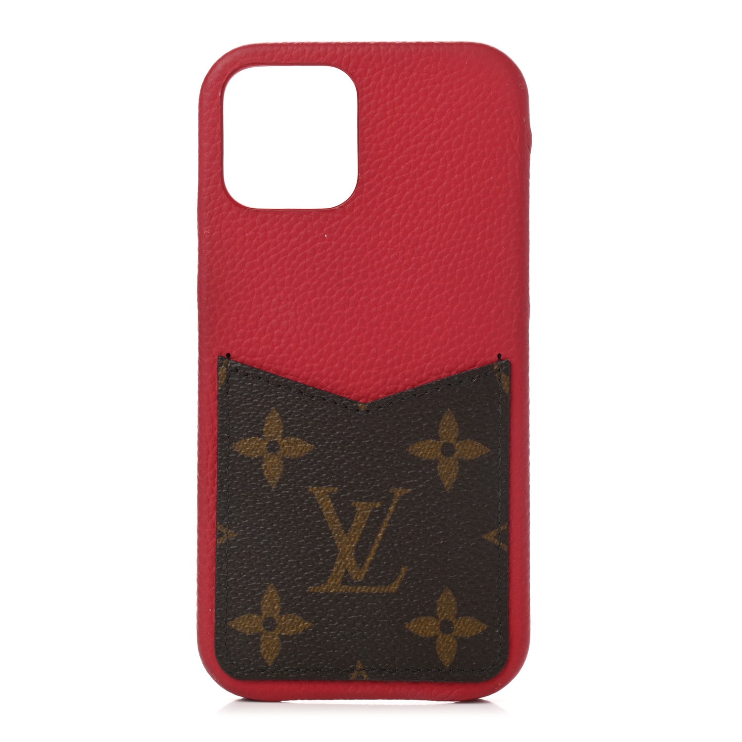 Louis Vuitton Monogram iPhone 12/12 Pro Bumper Scarlet 1 of 8