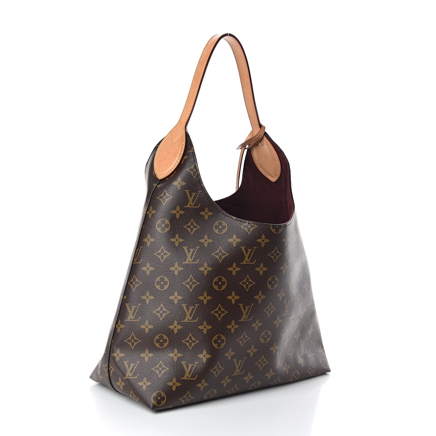 Louis Vuitton Monogram Flower Hobo Beige 2 of 9