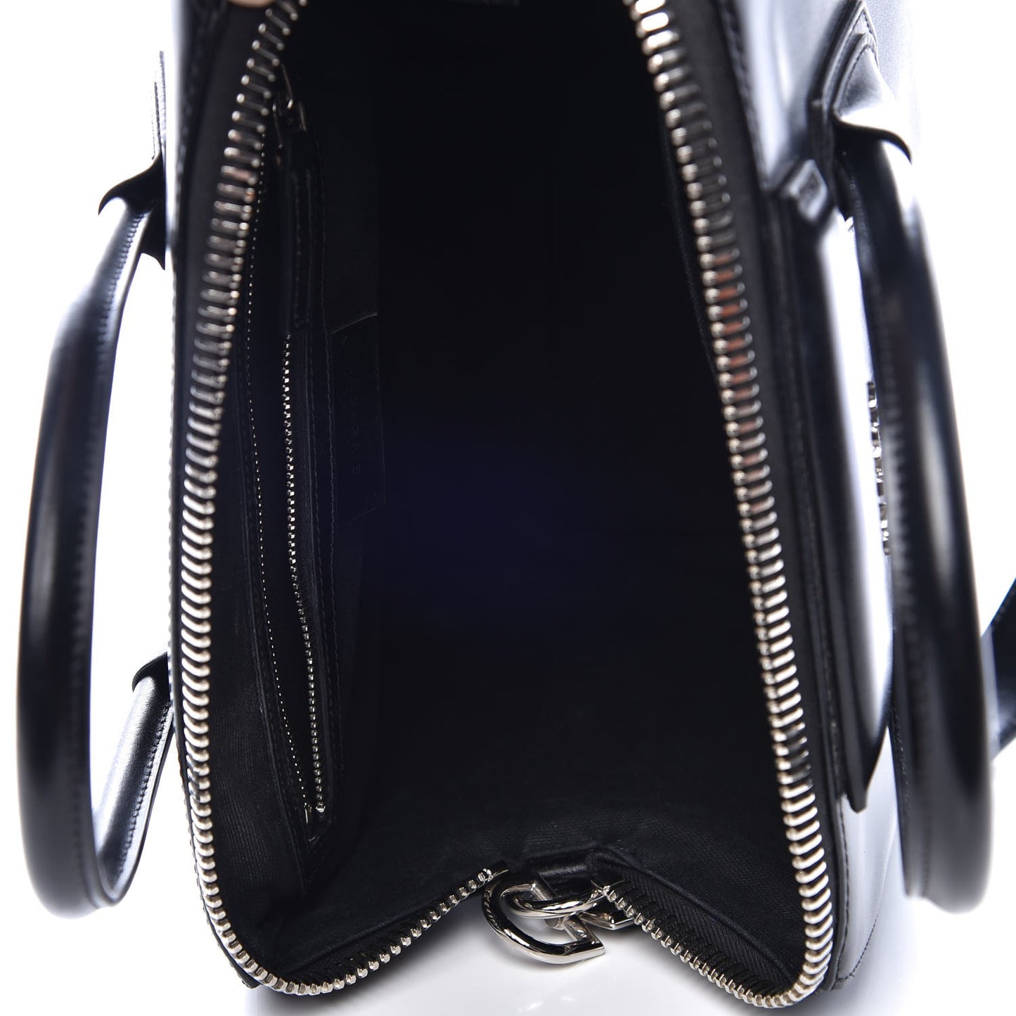 Shiny Lord Calfskin Medium Antigona Black