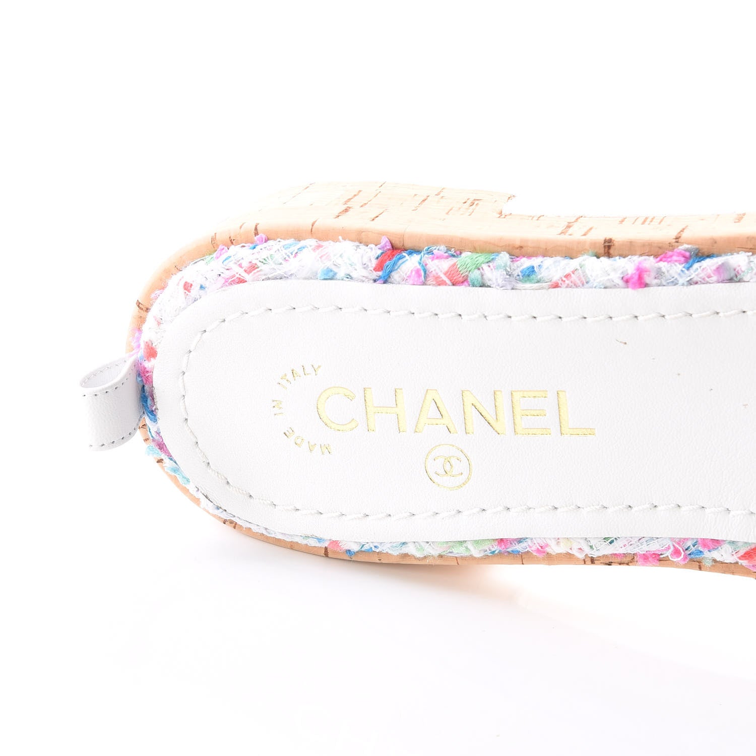 Chanel Tweed Logo Mules 40.5 Multicolor 7 of 9