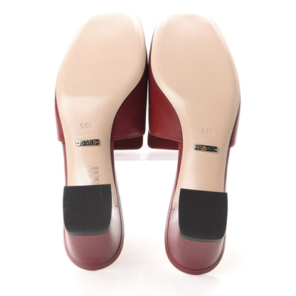 Gucci Malaga Kid Crystal Square G Madelyn Mules 39.5 Romantic Cerise 6 of 9