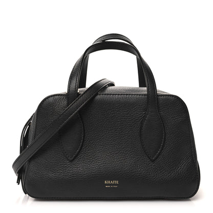 Khaite Pebbled Calfskin Small Maeve Bag Black 1 of 9