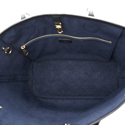 Louis Vuitton Empreinte Monogram Giant Neverfull MM Black 6 of 11