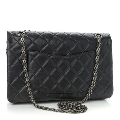 Chanel Aged Calfskin Quilted 2.55 Reissue 226 Flap Black 3 of 10