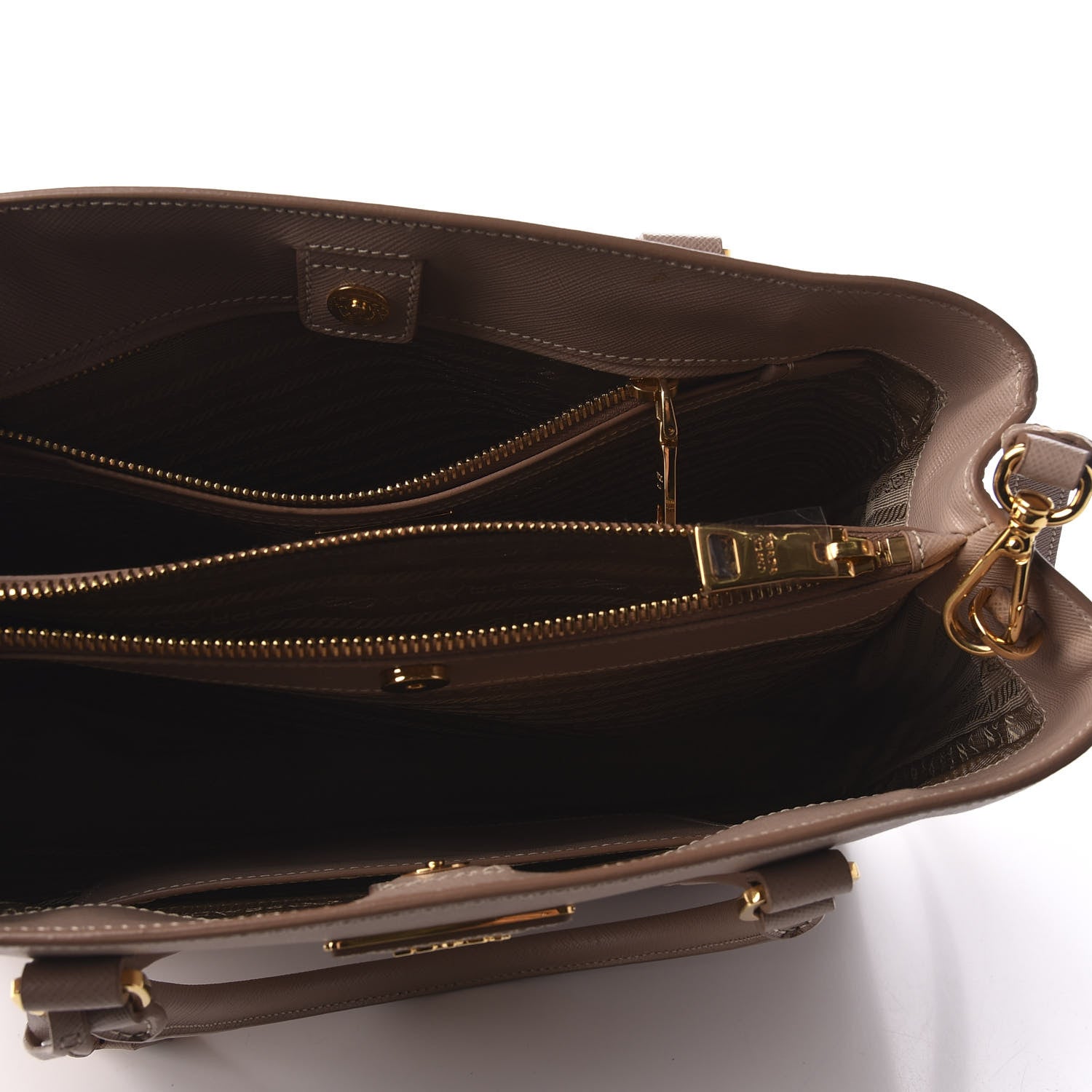 Prada Saffiano Lux Medium Tote Cammeo 7 of 8