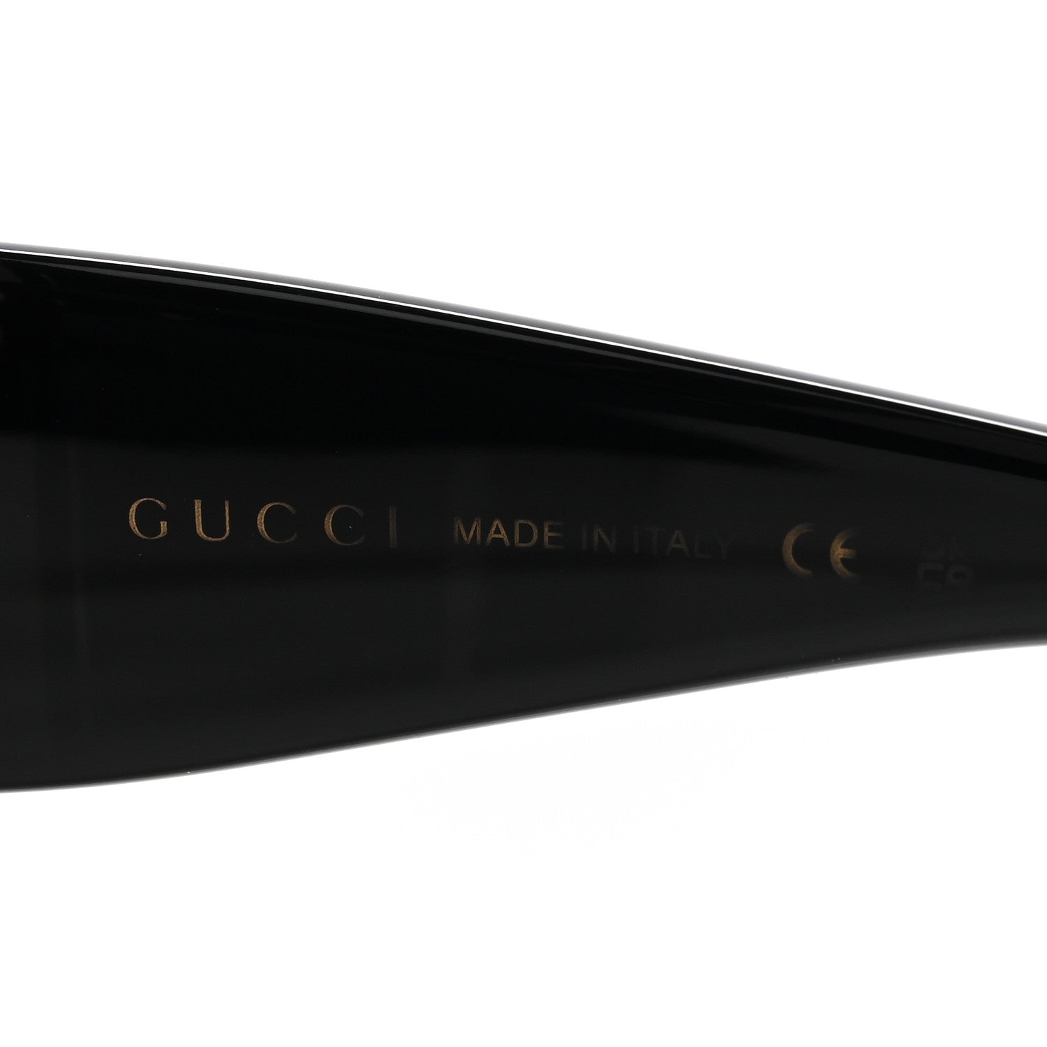 Gucci Acetate Square GG Marmont Logo Sunglasses GG1975S Black 6 of 7