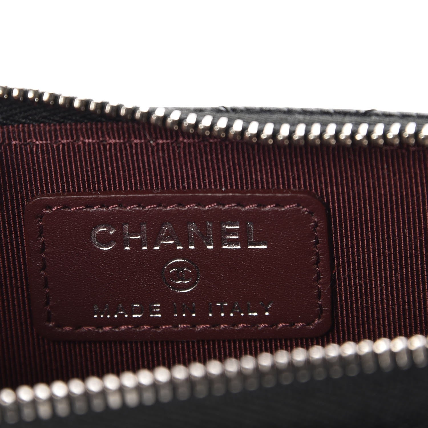 Chanel Caviar Quilted Zip Coin Purse Black 6 of 8