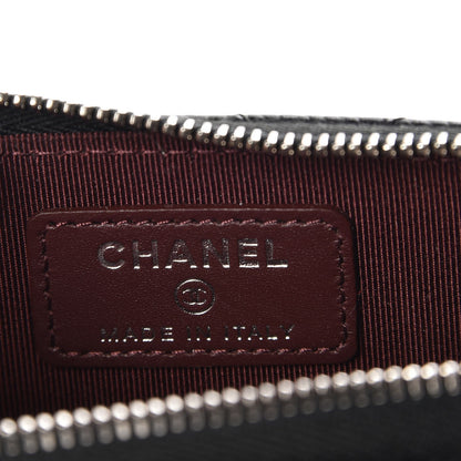Chanel Caviar Quilted Zip Coin Purse Black 6 of 8
