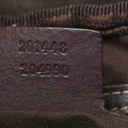 Gucci GG Plus Monogram Medium Messenger Bag Dark Brown 7 of 10