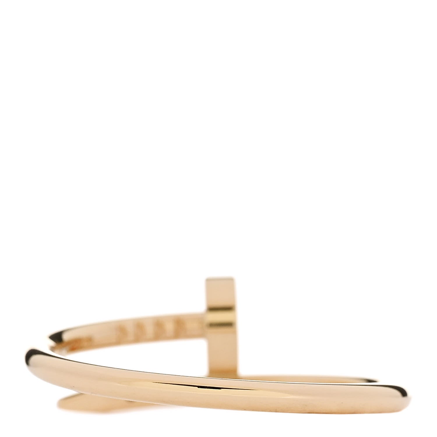 Cartier 18K Yellow Gold Small Juste Un Clou Ring 58 8.25 3 of 5