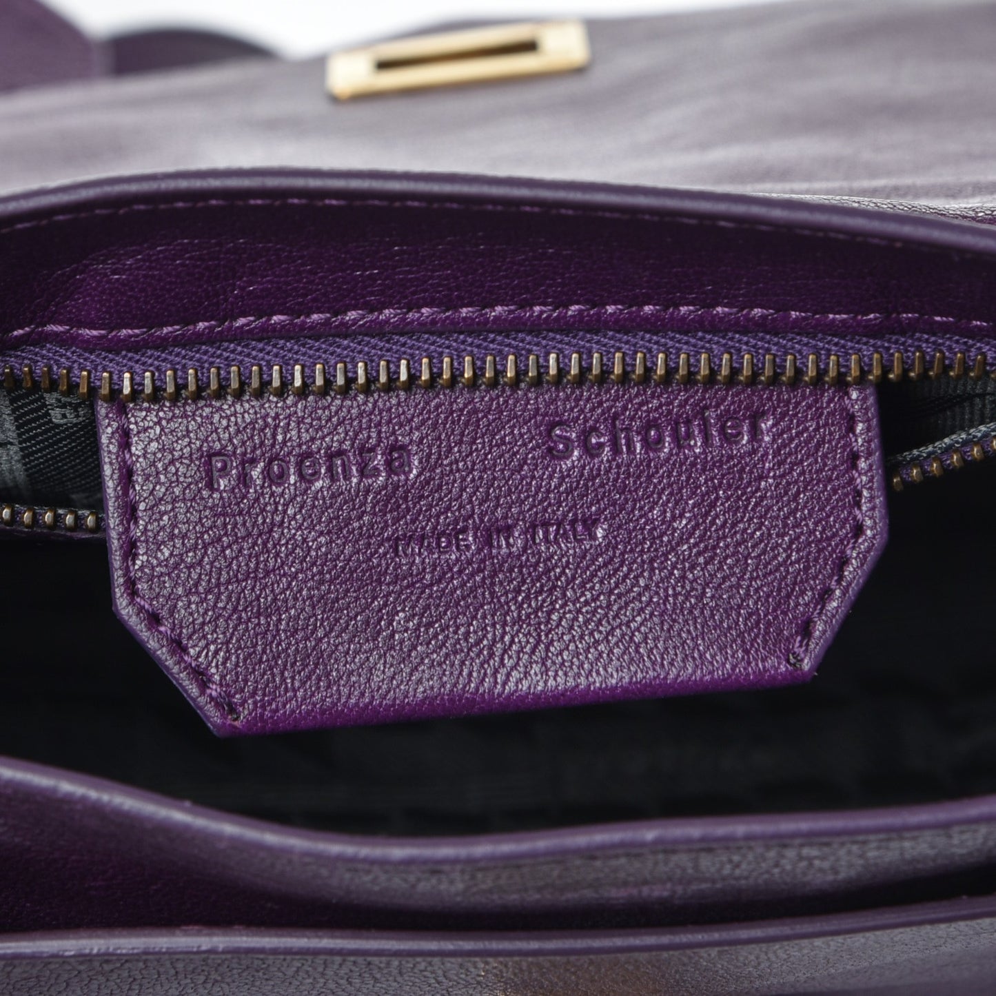 Lambskin PS1 Pouch Messenger Grape Jam