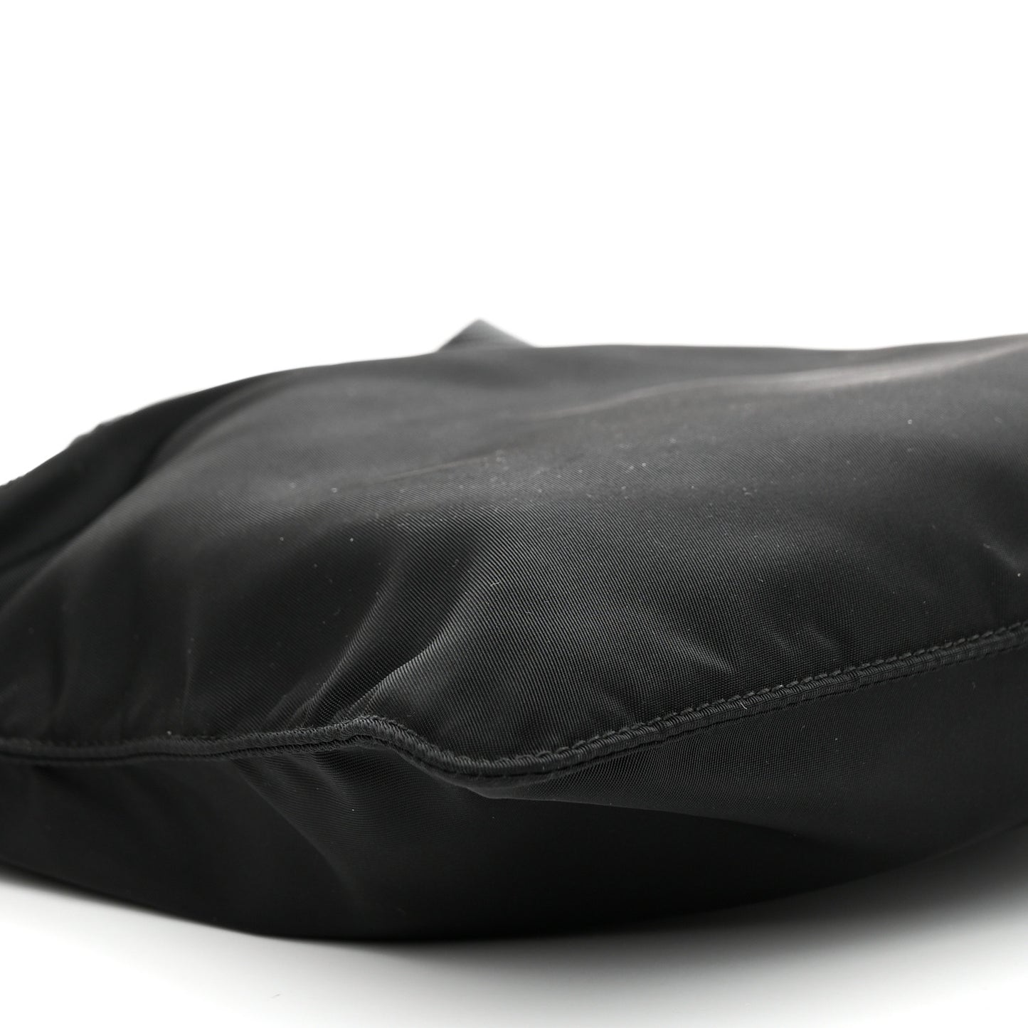 Nylon Vela Flat Messenger Bag Black