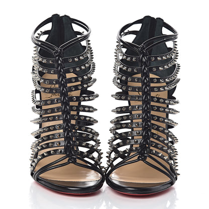 Christian Louboutin Kid Millaclou 100 Cage Sandals 35.5 Black 2 of 9