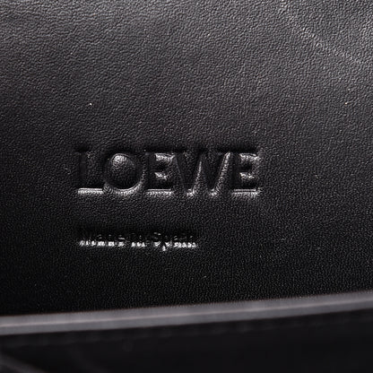 Loewe Calfskin Pony Hair Leopard Print Medium Barcelona Shoulder Bag Black 5 of 9