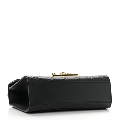 Gucci Guccissima Small Padlock Shoulder Bag Black 4 of 11