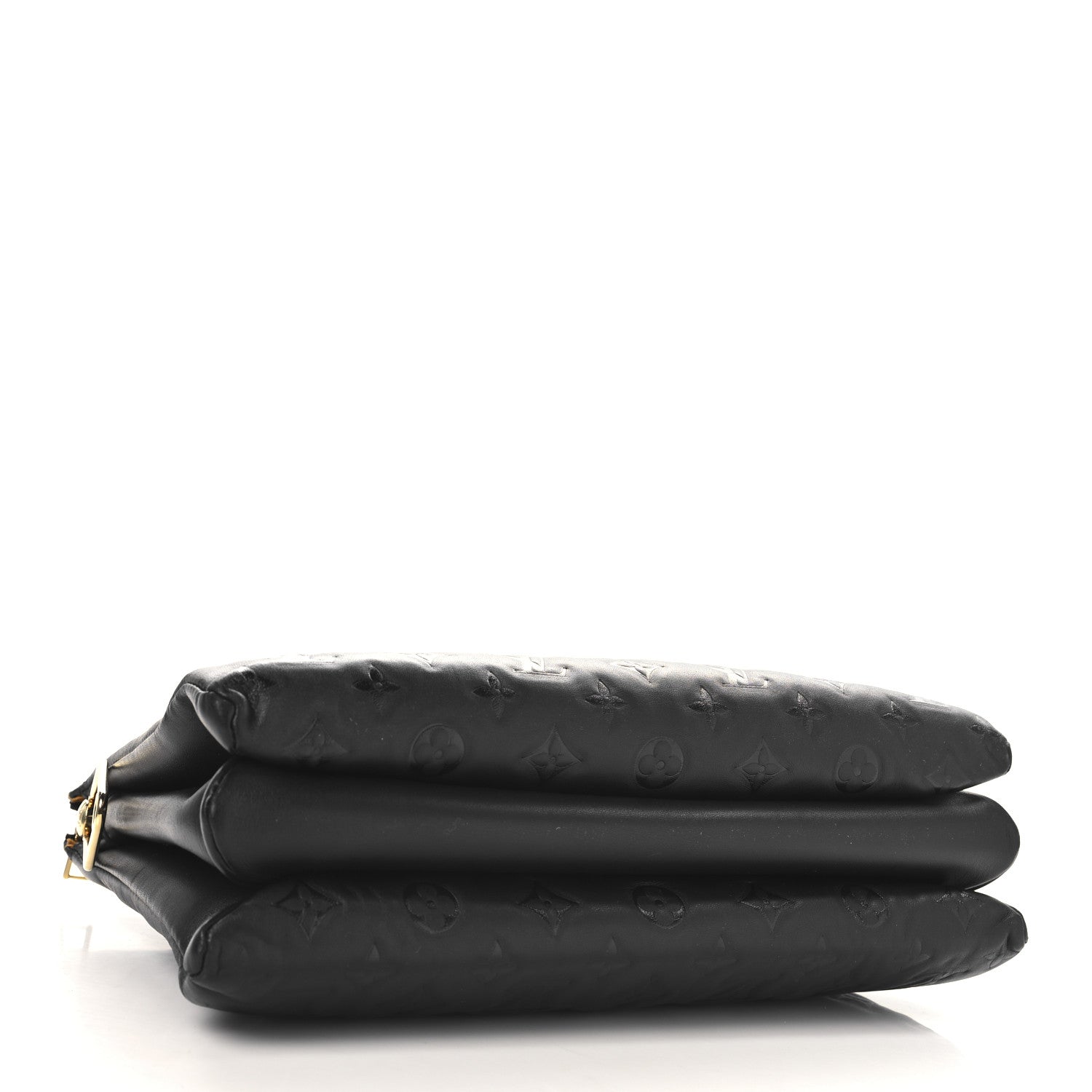 Louis Vuitton Lambskin Embossed Monogram Coussin MM  Black 4 of 11