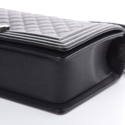 Chanel Caviar Quilted New Medium Boy Flap Black 9 of 11