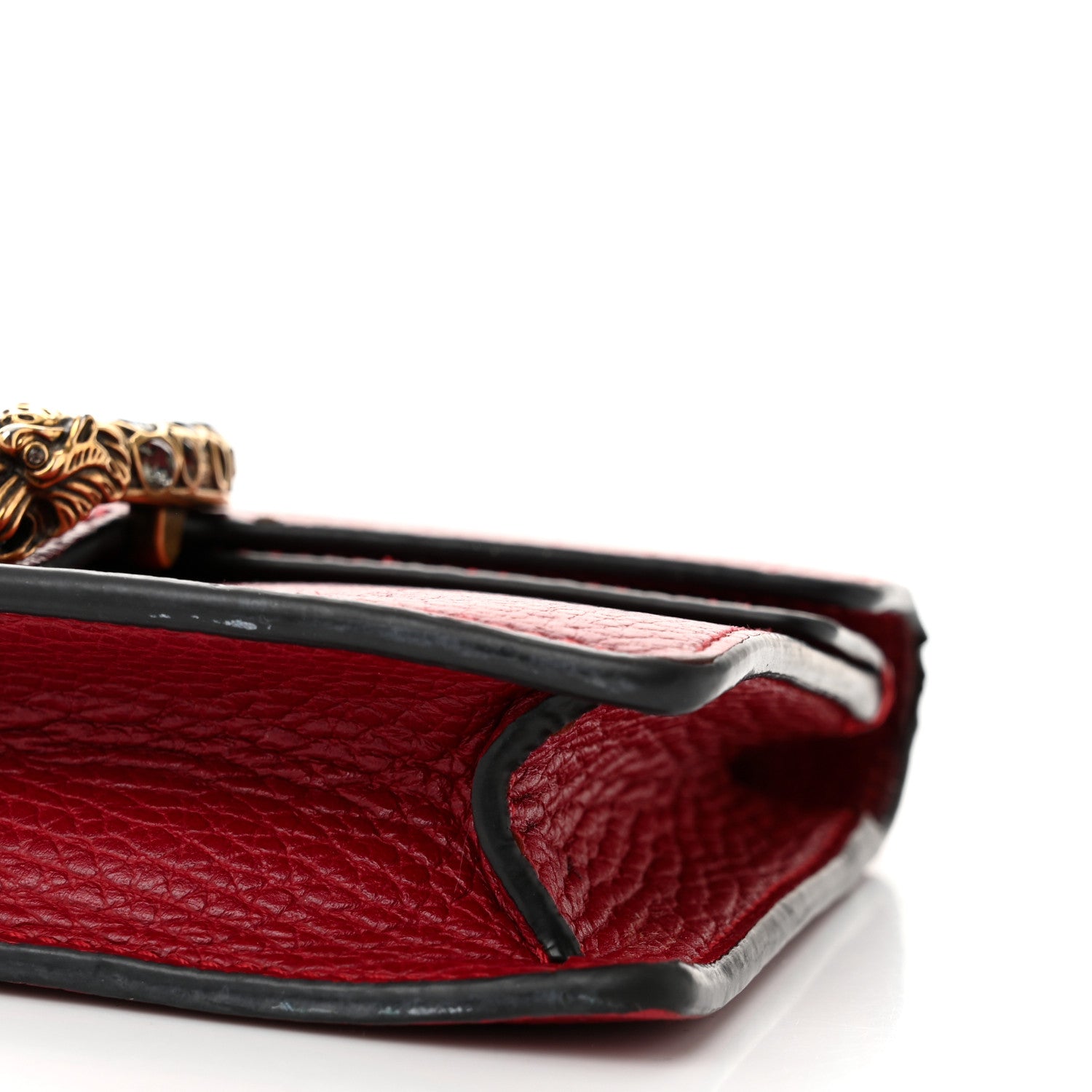 Gucci Calfskin Super Mini Dionysus Shoulder Bag Hibiscus Red 9 of 11