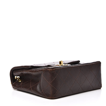 Chanel Lambskin Quilted Mini Square Flap Brown 3 of 14
