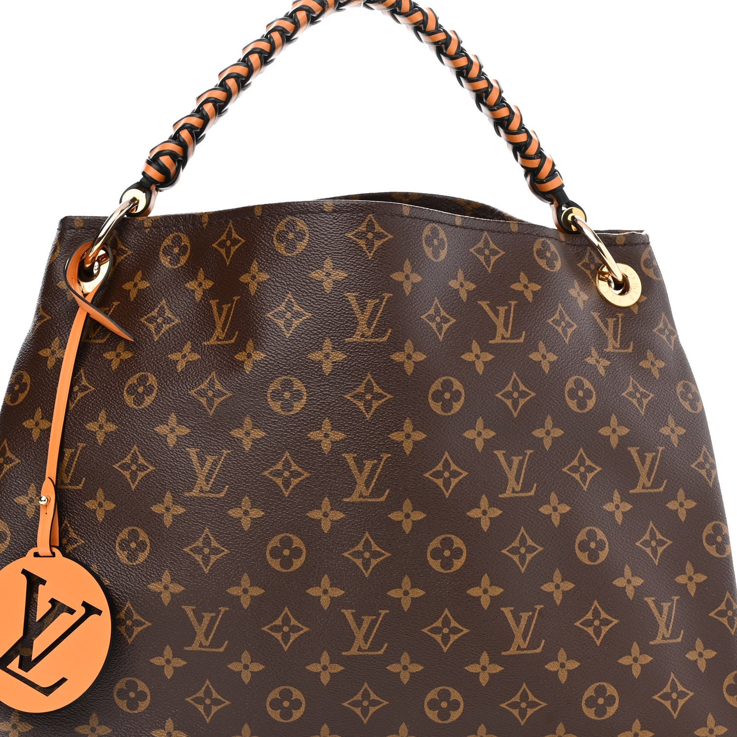 Louis Vuitton Monogram Braided Artsy MM Safran Imperial 8 of 11