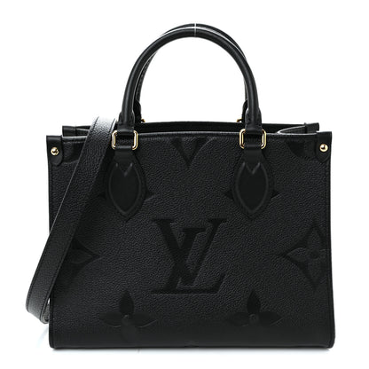 Louis Vuitton Empreinte Monogram Giant Onthego PM Black 1 of 9