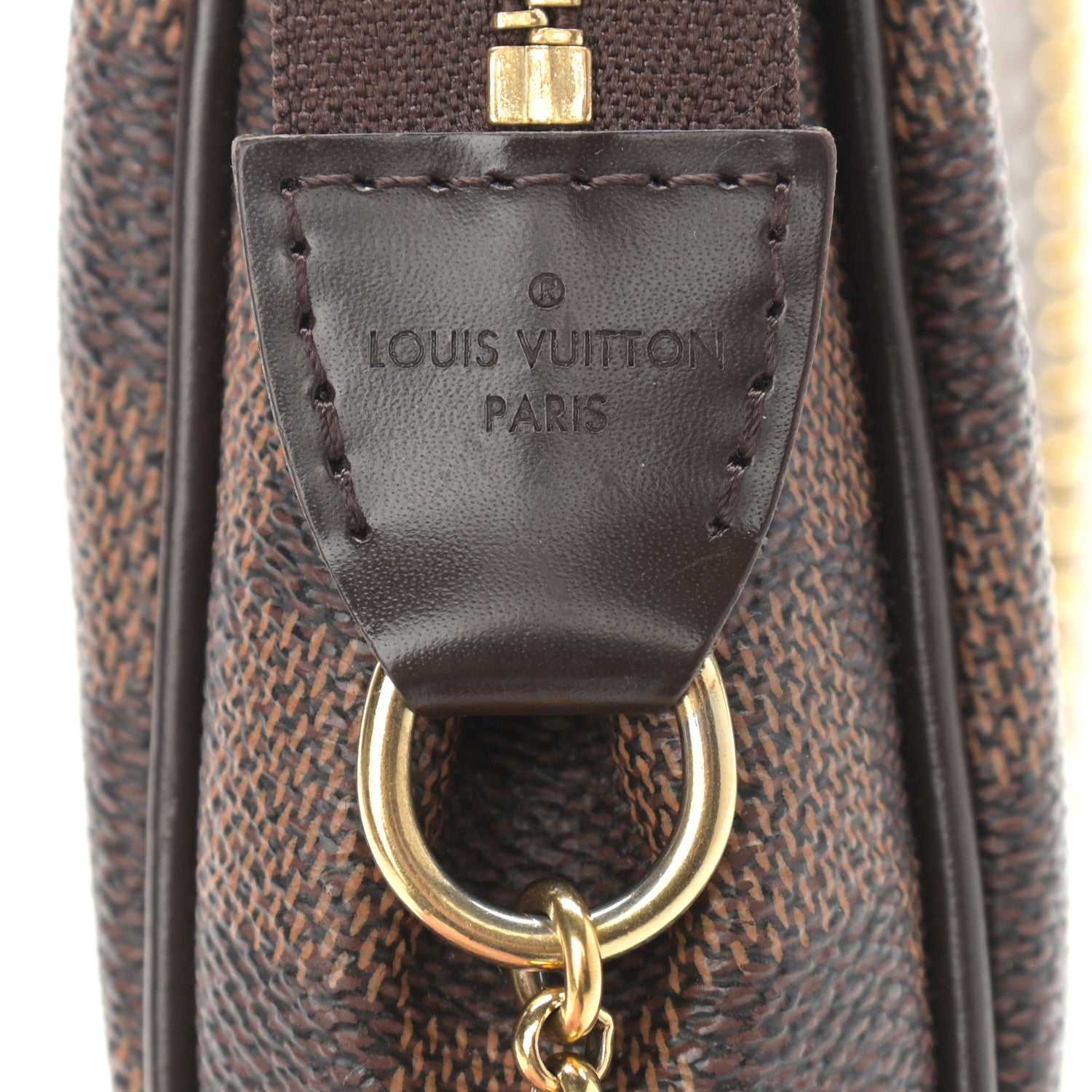 Louis Vuitton Damier Ebene Eva Clutch 6 of 11
