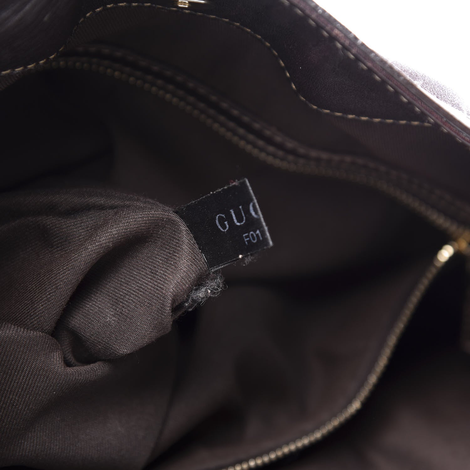 Gucci Calfskin Medium Britt Hobo Dark Brown 9 of 10