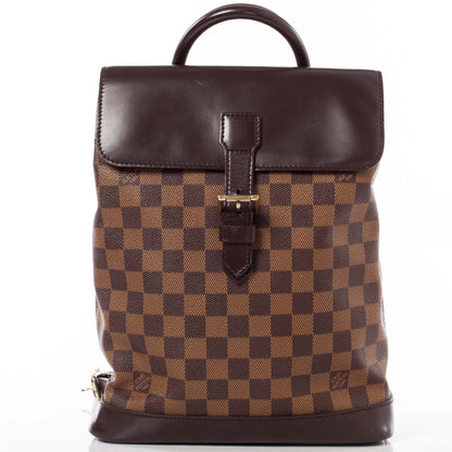 Louis Vuitton Damier Ebene Soho Backpack 1 of 9