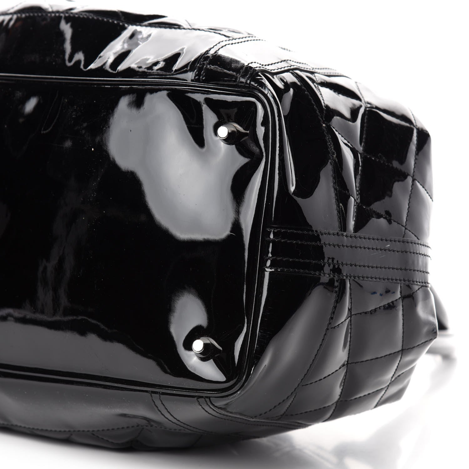 Burberry Patent Quilted Beaton Black 7 of 11