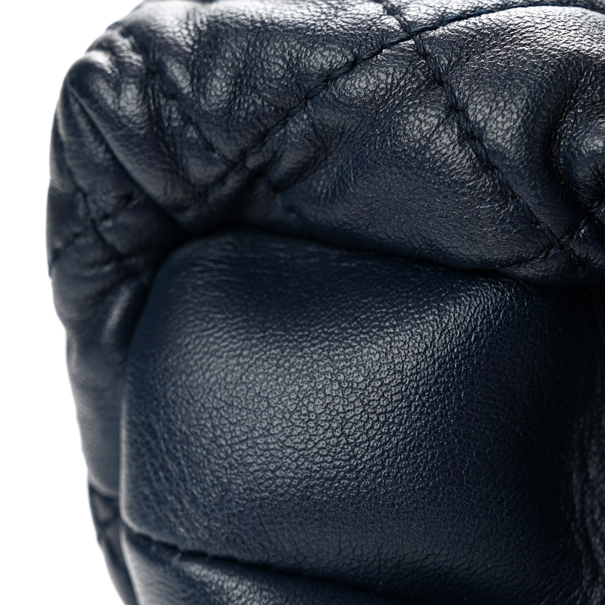 Lambskin Quilted Medium By 4 Flap Navy