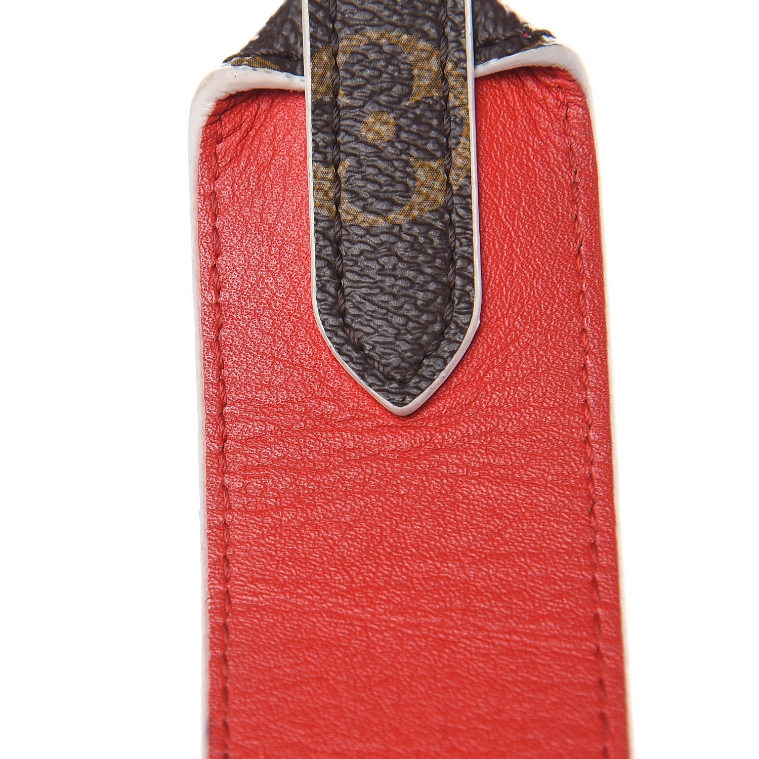 Louis Vuitton Monogram Bandouliere Shoulder Strap Red 6 of 7
